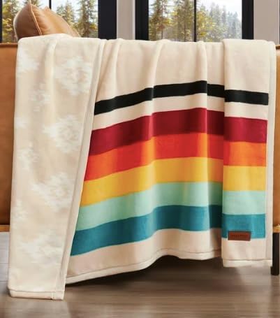 Pendleton Reversible Plush Throw - Cozy Comfort for All