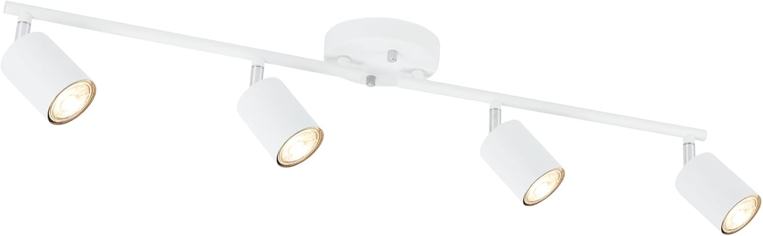 BoostArea LED 4 Light Track Lighting Kit for Modern Spaces