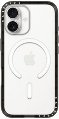 CASETiFY Compact iPhone 17 Case - Slim Clear Black with MagSafe