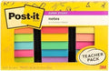 Post-it Super Sticky Notes Assorted Colors 3 x 3 in - Teacher Pack