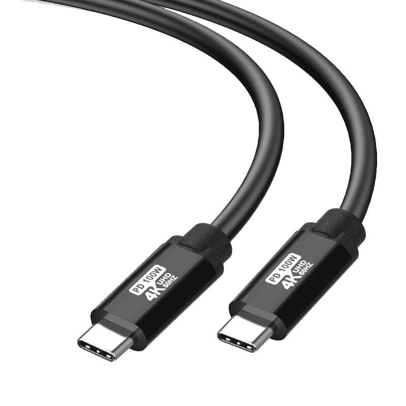 USB TYPE C to C Cable 50FT for 4K Video and Fast Charging
