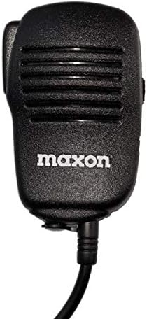 Maxon 2-Pin Compact Shoulder Speaker Microphone for Two Way Radios