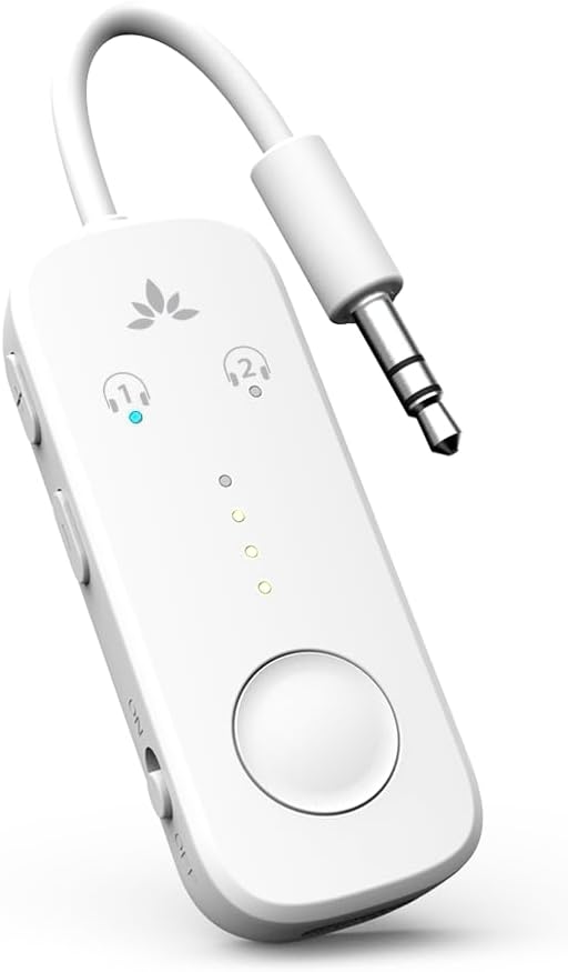 Avantree Relay Bluetooth 5.3 Adapter for Air Travel and Gym
