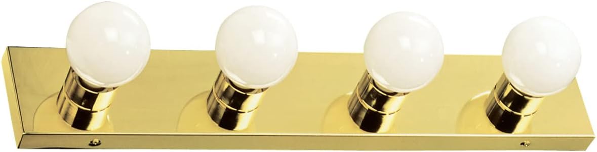 Contemporary Dimmable 4-Light Vanity Strip Light for Bathrooms