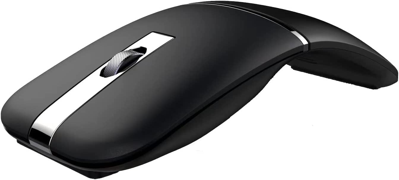 Wireless Bluetooth Arc Travel Mouse with Dual Mode Connectivity