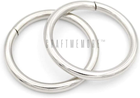 Metal Non-Welded O Rings for Belts Bags Lanyard DIY Craft