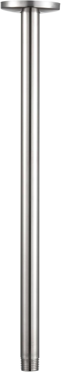 OFFO 24 in Brushed Nickel Shower Arm for Rain Shower Heads