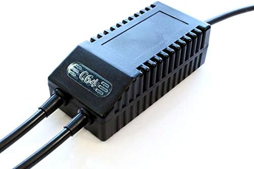 C64 FDD Dual PSU Modern Black US - Replacement Power Supply