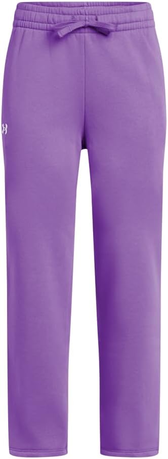 Under Armour Girls' Rival Fleece Straight Leg Pants for Comfort