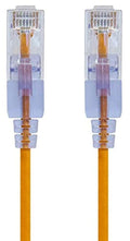 Cat6A 10ft Yellow SlimRun 10-Pack Patch Cable - High-Density Fit