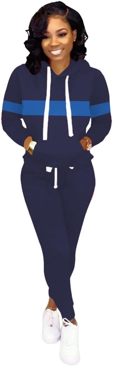 Nimsruc Two Piece Outfits For Women Jogging Suits Casual Wear