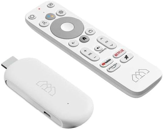 XGIMI White Streaming Dongle: Access Netflix, HBO Max & Disney Plus