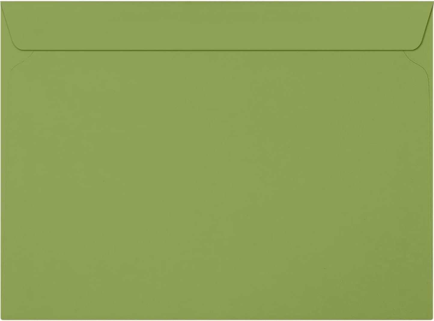 LUXPaper 9 x 12 Booklet Envelopes in Avocado Green - 1000 Pack