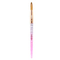 Kiara Sky Acrylic Brush 14 - 100% Pure Kolinsky Pink