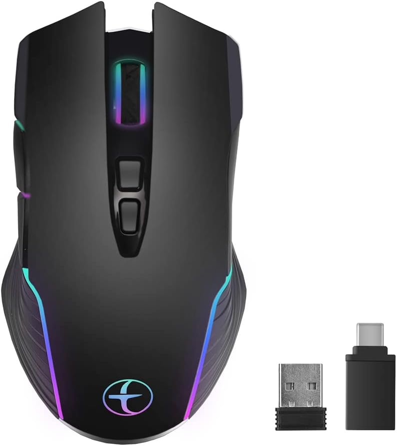 Quiet Click Wireless Mouse Jiggler, Stay Awake