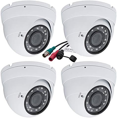Evertech 1080p Dome Security Cameras for Indoor and Outdoor Use