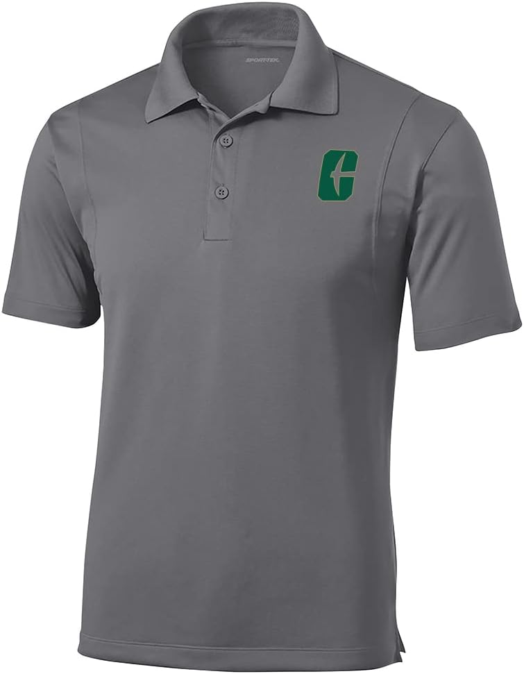 NCAA Men's Prime Athletic Logo Micro Pique Polo for Comfort