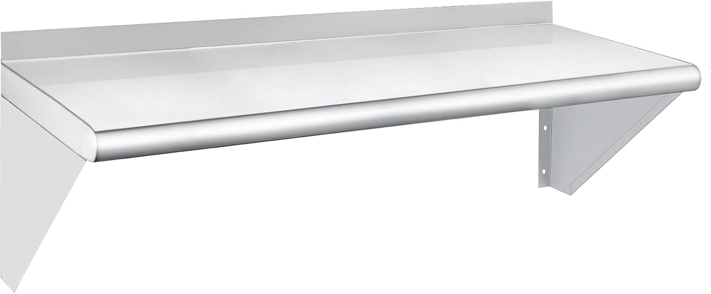 HARDURA Stainless Steel Shelf 12in x 36in for Versatile Storage