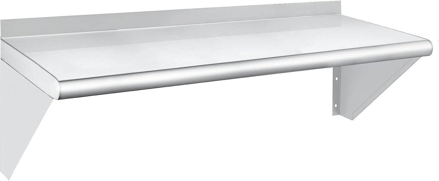 HARDURA Stainless Steel Shelf 12in x 36in for Versatile Storage