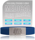 SPRINT Medical Alert Bracelet for Men & Women - Stretchably Stylish