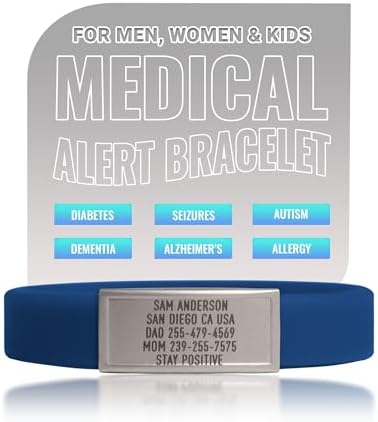 Emergency Medical ID Bracelet - Stylish Safety Wear
