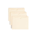 Smead File Jacket Reinforced Straight-Cut Tab - Durable Manila File