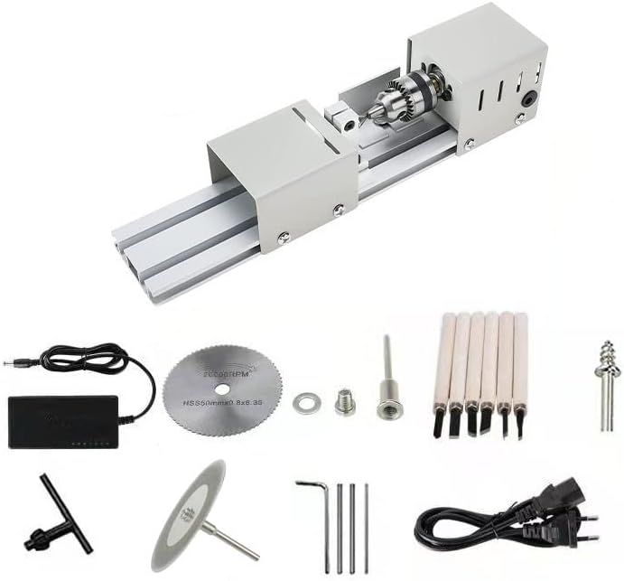 Micro Wood Lathe DIY Tool Set - Precision Polishing