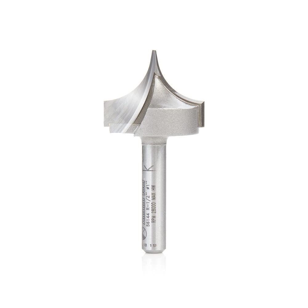Point Cutting Roundover Router Bit for Precision Woodworking