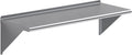 Stainless Steel Wall Shelf 48in Long for Kitchen and Garage Use