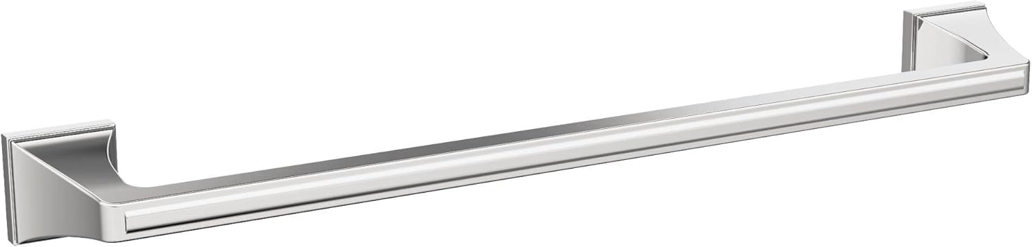Amerock Chrome Towel Bar | 18 in Towel Rack for Your Bathroom