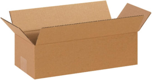 Secure Seal 100 Pack of 14x6x4 Corrugated Cardboard Boxes