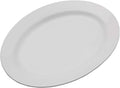Oval 16 inch Porcelain Serving Platter - Elegant Everyday Server