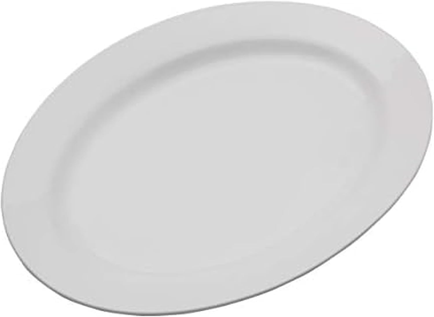 Oval 16 Inch Porcelain Serving Platter for Elegant Dining