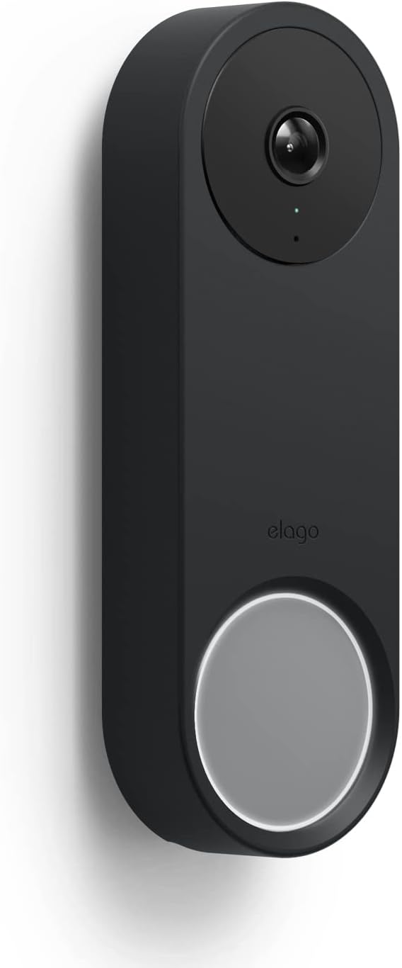 elago Black Silicone Case for Nest Hello