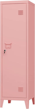 Metal Cabinet Home Office Storage Locker with Lockable Door - Sleek