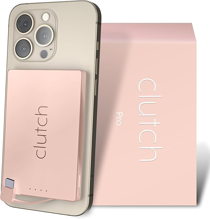 Clutch Pro USB-C Portable Charger for iPhone and Android Devices