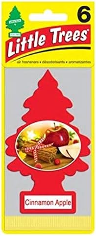 Long-Lasting Cinnamon Apple Air Fresheners - 6 Pack