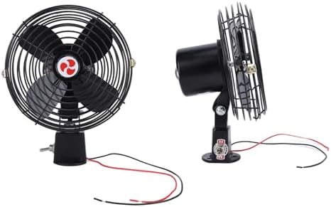 12V RV Quiet Cooling Fan for Truck, Boat, and Car - 6 inch