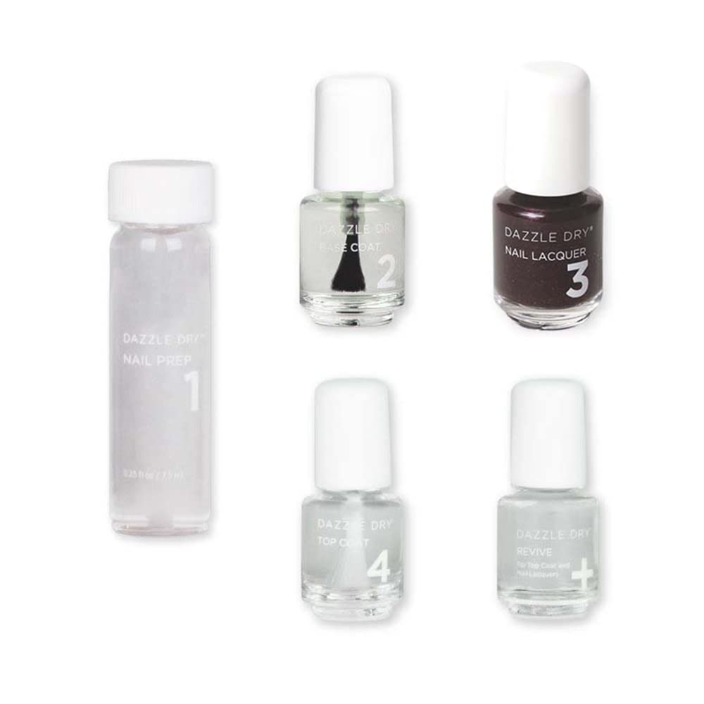 Dazzle Dry Mini Kit 4 Step System for Perfect Manicures