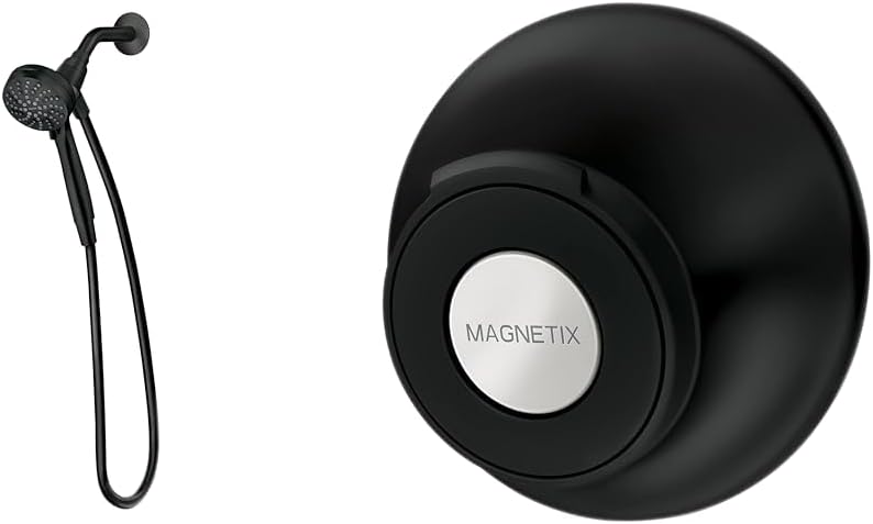 Moen Engage Magnetix 6-Function Shower Head in Matte Black