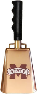 Copper Plated Mississippi State 10-inch Cowbell with M-State Logo