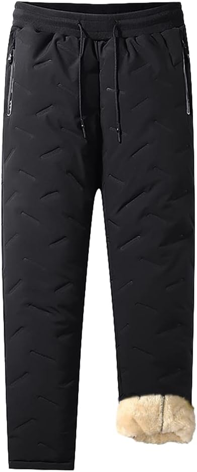 Mens Winter Warm Sweatpants Fleece Sherpa Lined Joggers