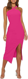 OWIN Women 2025 Sexy Halter Cocktail Wedding Guest Dresses