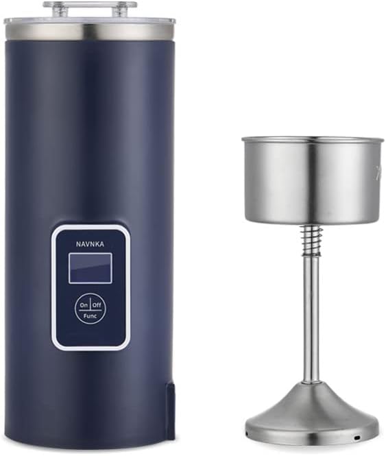 NAVNKA Portable Electric Coffee Maker 8oz - Brew Anywhere!