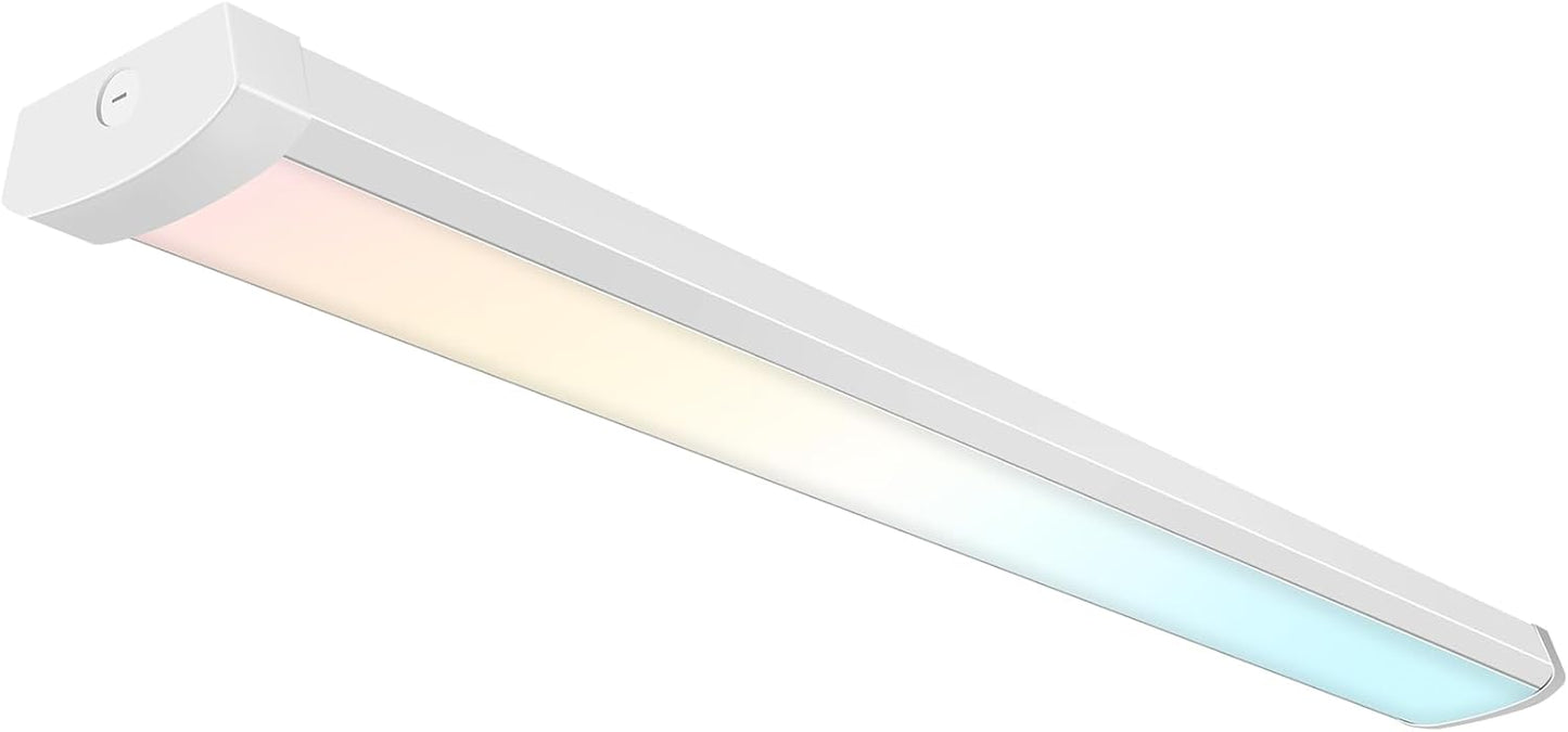 4FT LED Flush Mount Wraparound Light with Selectable Wattages