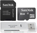 SanDisk 8GB Class 4 MicroSD Card 25-Pack Bundle - Bulk Memory