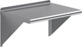 Stainless Steel Wall Shelf 24in x 18in - Heavy Duty NSF Certified