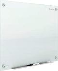 Magnetic Glass Dry Erase White Board 3 ft x 2 ft - Frameless Modern