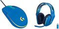 Logitech G203 Wired Mouse + G733 Wireless Headset Bundle - Blue