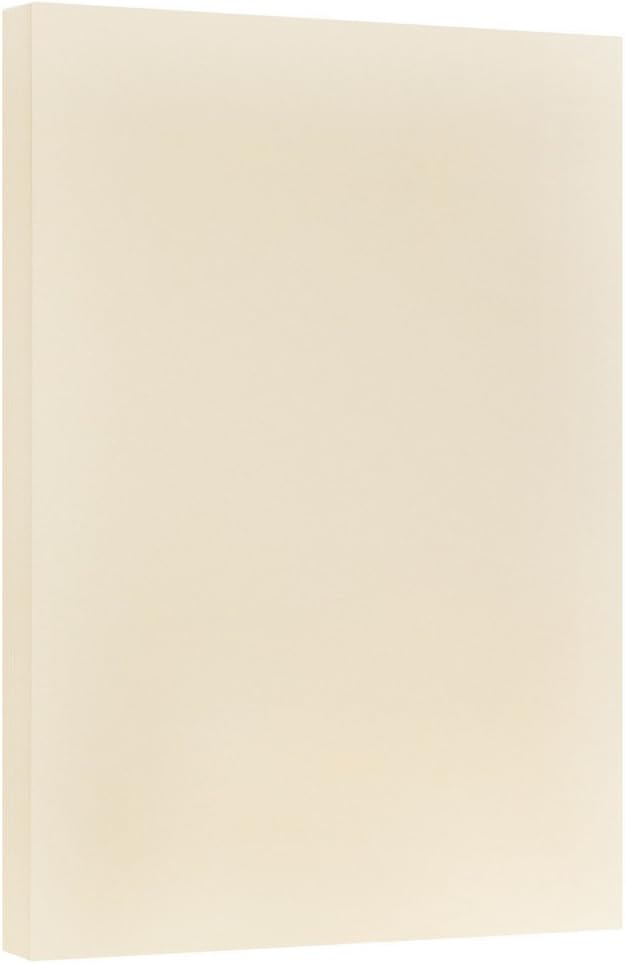 JAM PAPER Vellum Bristol 65lb Cardstock for Creative Projects